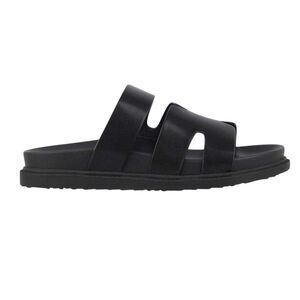 Miso Womens/Ladies Leather Slide / Black